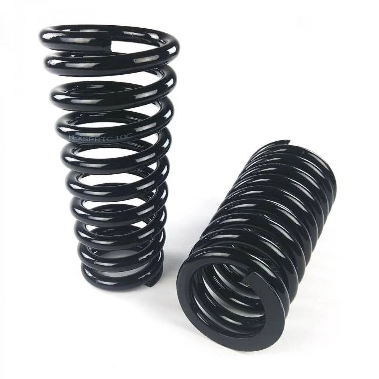 Helix Suspension Brakes & Steering Tapered Coilover Spring Set for GM - 10 in. 500 lbs 2.5 in. ID Flat x 3.5 in. ID Flat