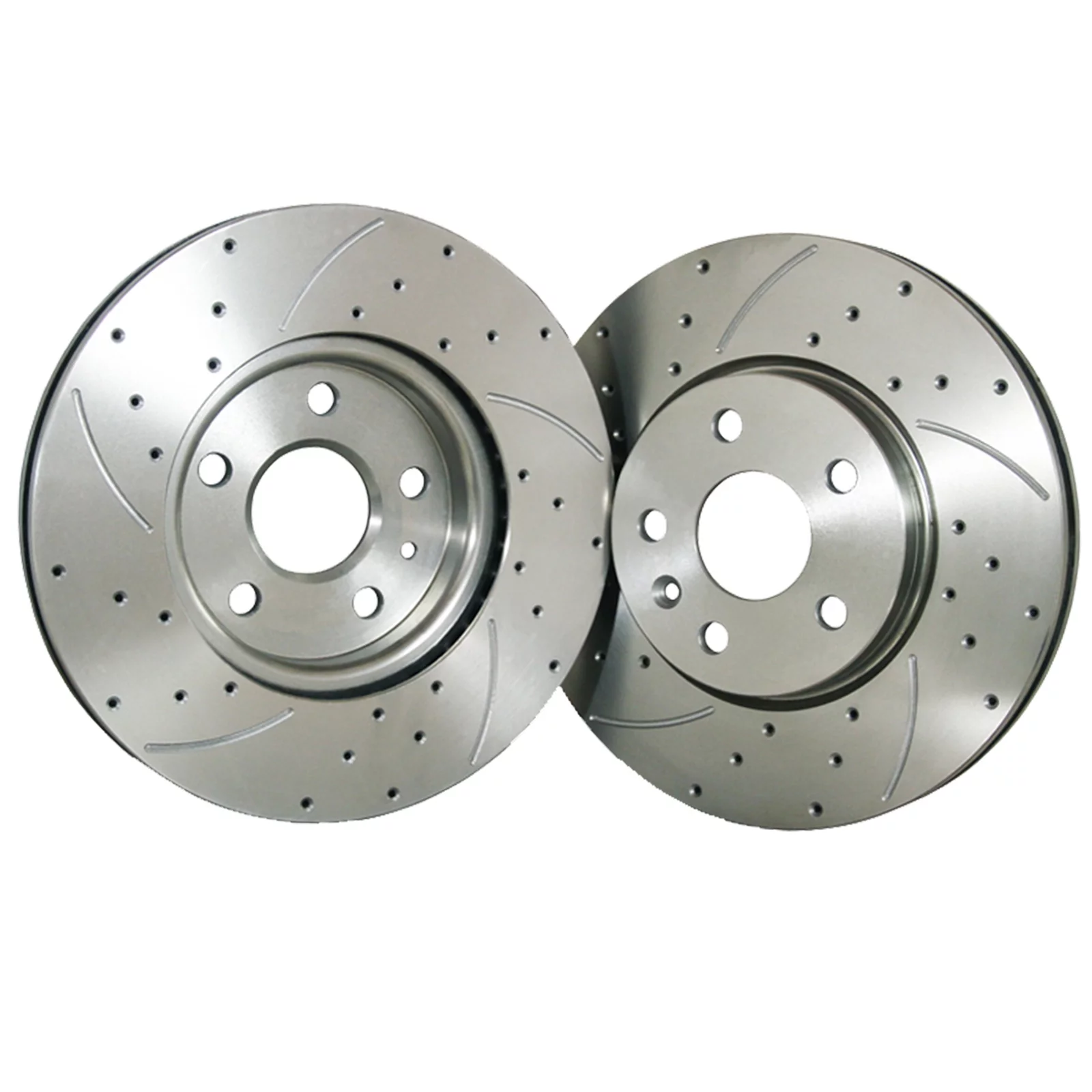 FLPX Rear Proformance Drilled Slotted Brake Rotor Fit Audi A4/Quattro