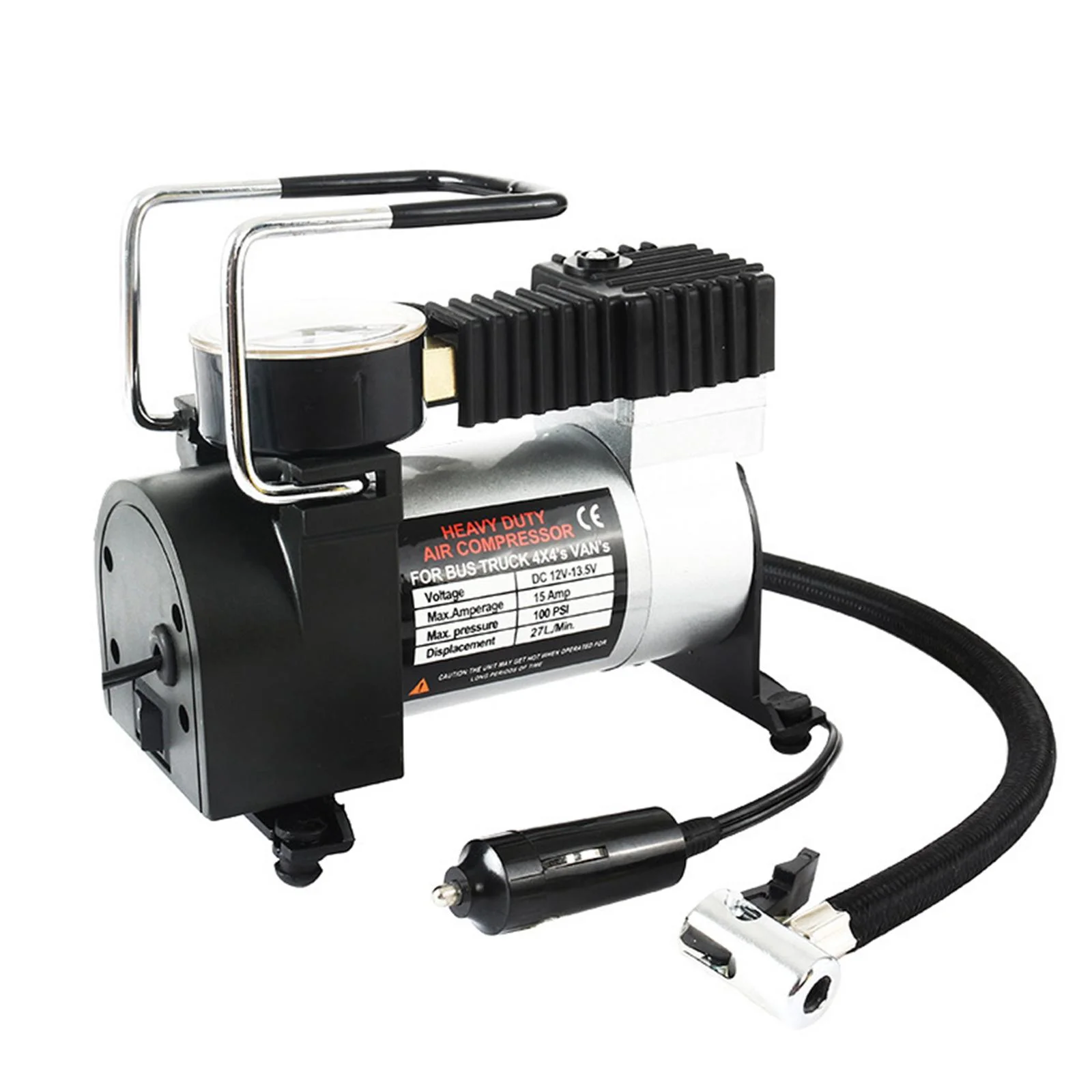 Baoblaze Tire Inflator Automotive Electric Inflatable Pump Portable Air Compressor