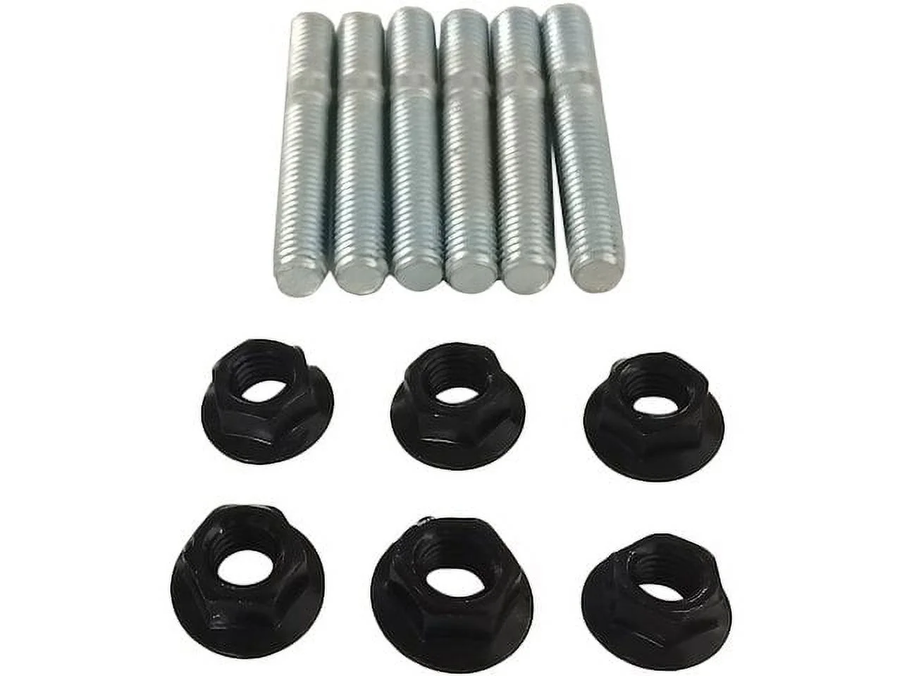 Front Exhaust Flange Stud and Nut - Compatible with 2003 - 2006 Chevy SSR 2004 2005