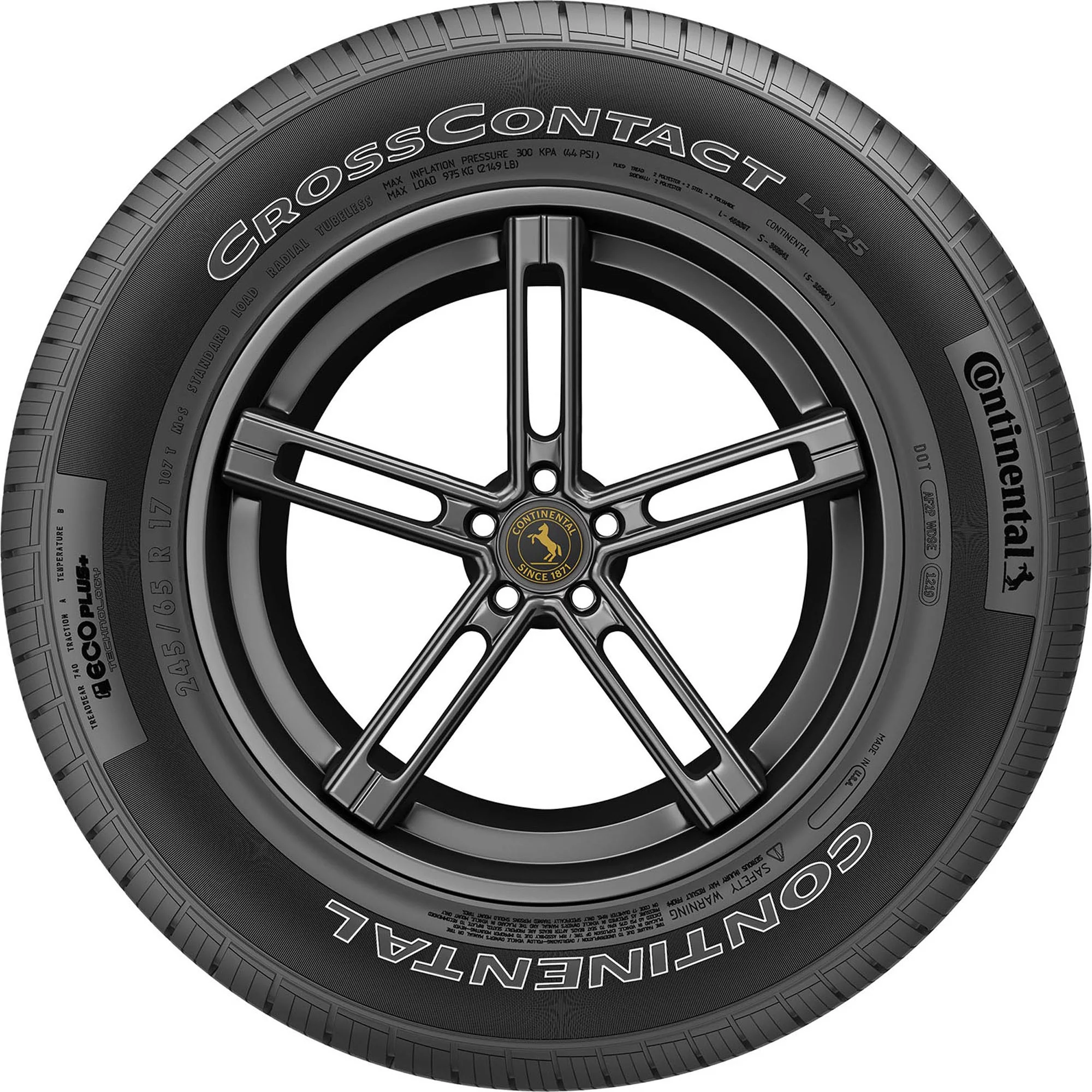 Continental CrossContact LX25 All Season 255/60R18 112V XL SUV/Crossover Tire