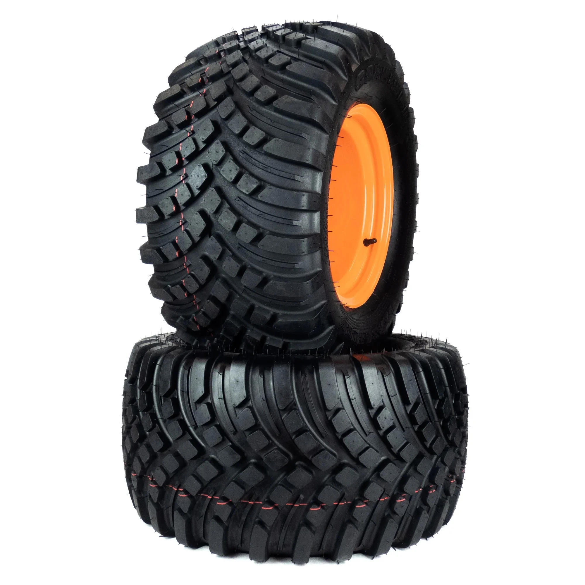 (2) Versa Turf Tire Assemblies 24x12.00-12 Fits Scag Turf Tiger 61