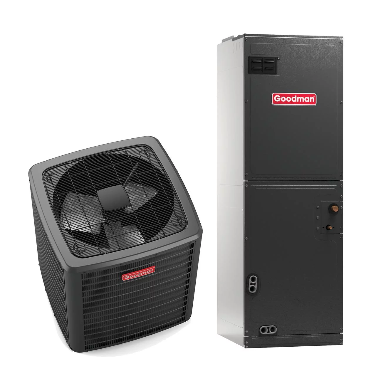 Goodman 3 Ton 14.5 SEER2 Air Conditioning System (9-Speed Motor) - GSXN403610 - AMST36CU14