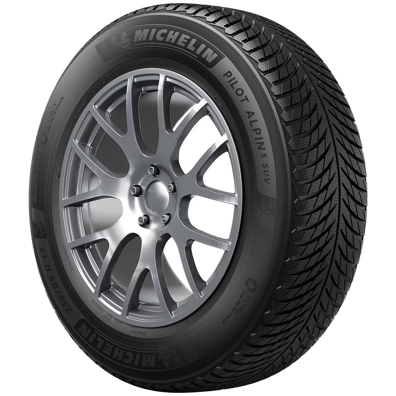 Michelin Pilot Alpin PA5 SUV 275/45R20 110V XL Fits: 2019 BMW X5 xDrive40i, 2000-03 Ford F-150 Harley-Davidson Edition