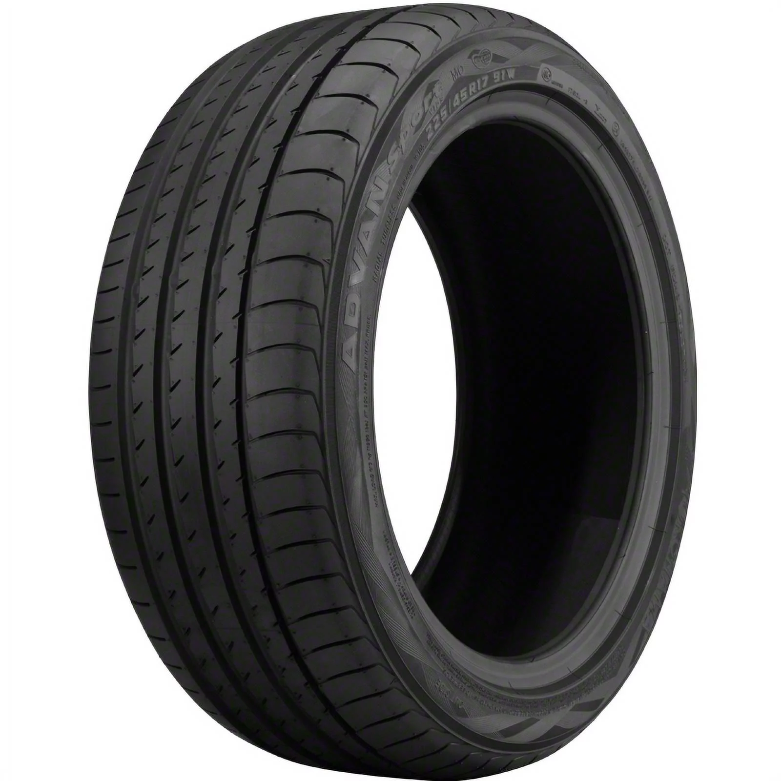 Set of 4 Yokohama Advan Sport V105 245/40ZR19 98Y XL Tires Fits: 2016-23 Chevrolet Malibu LT, 2013-15 Chevrolet Malibu LTZ