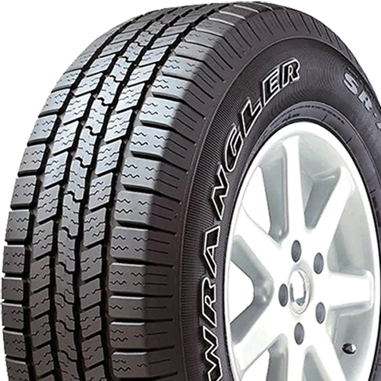 2 New Goodyear Wrangler SR A All-Season Tires - 225/70R15 100S Fits: 2005 Ford Escape XLT, 2000 Jeep Wrangler Sahara
