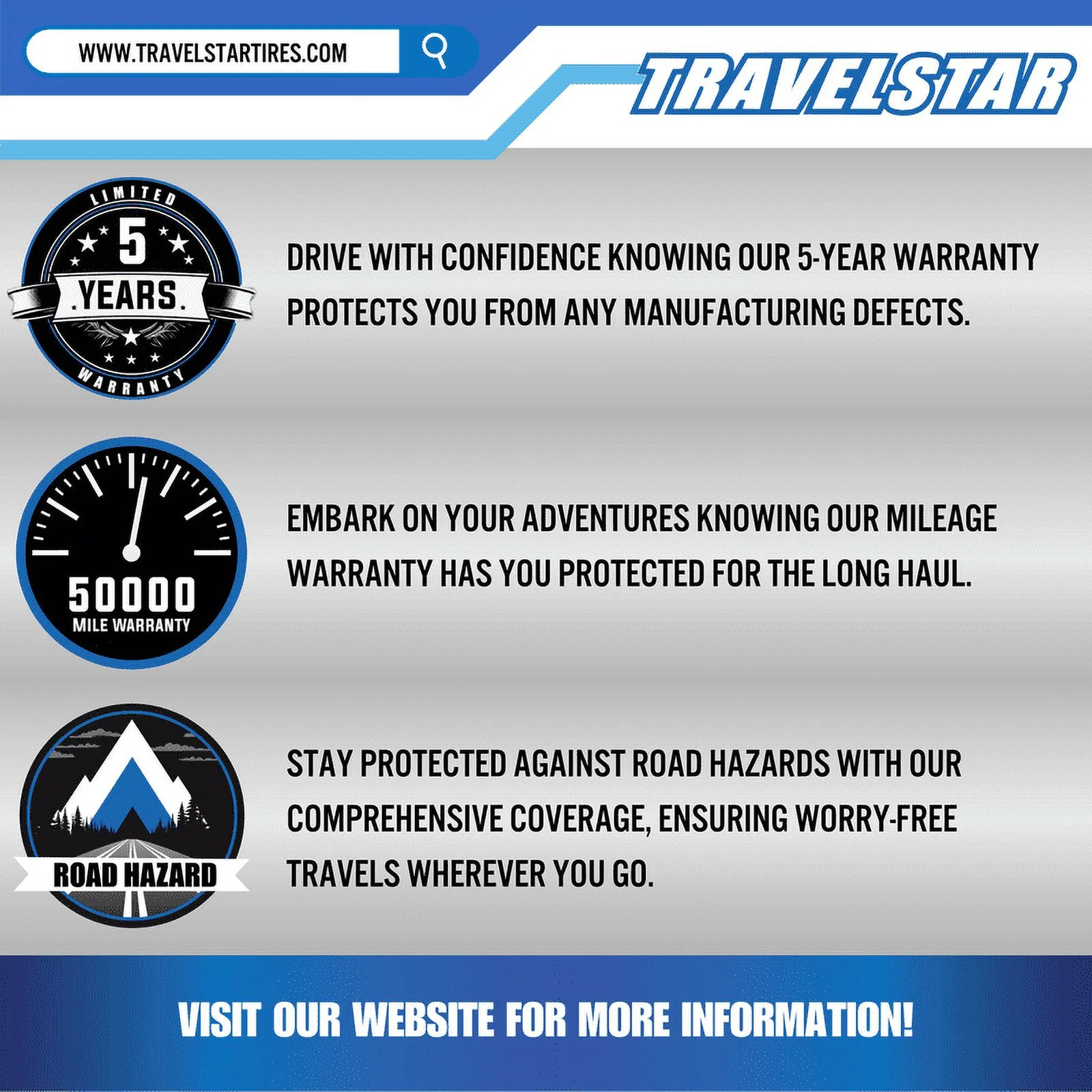 Travelstar UN33 225/50R17 98W XL High Performance All Season Passenger Tire 225/50/17