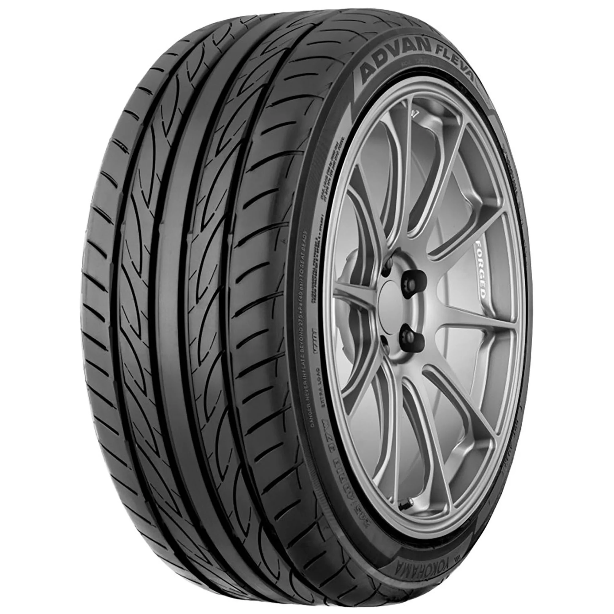 YOKOHAMA ADVAN FLEVA P225/45R19 96W BW ALL SEASON TIRE Fits: 2014-17 Mazda 6 Grand Touring, 2011-13 INFINITI G37 IPL