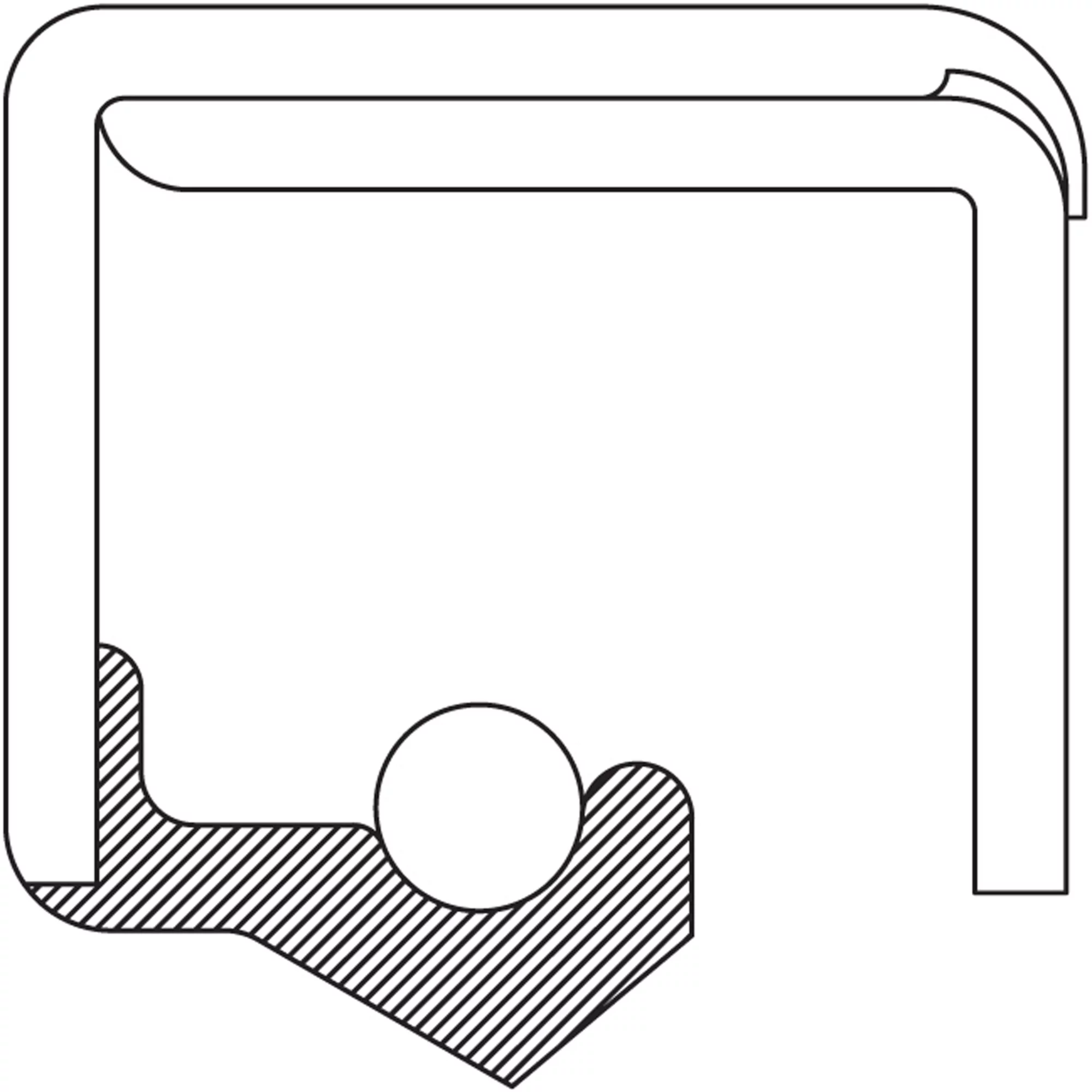 National 450308 Manual Transmission Output Shaft Seal Fits select: 1966-1972 FORD F100, 1968-1972 FORD F250