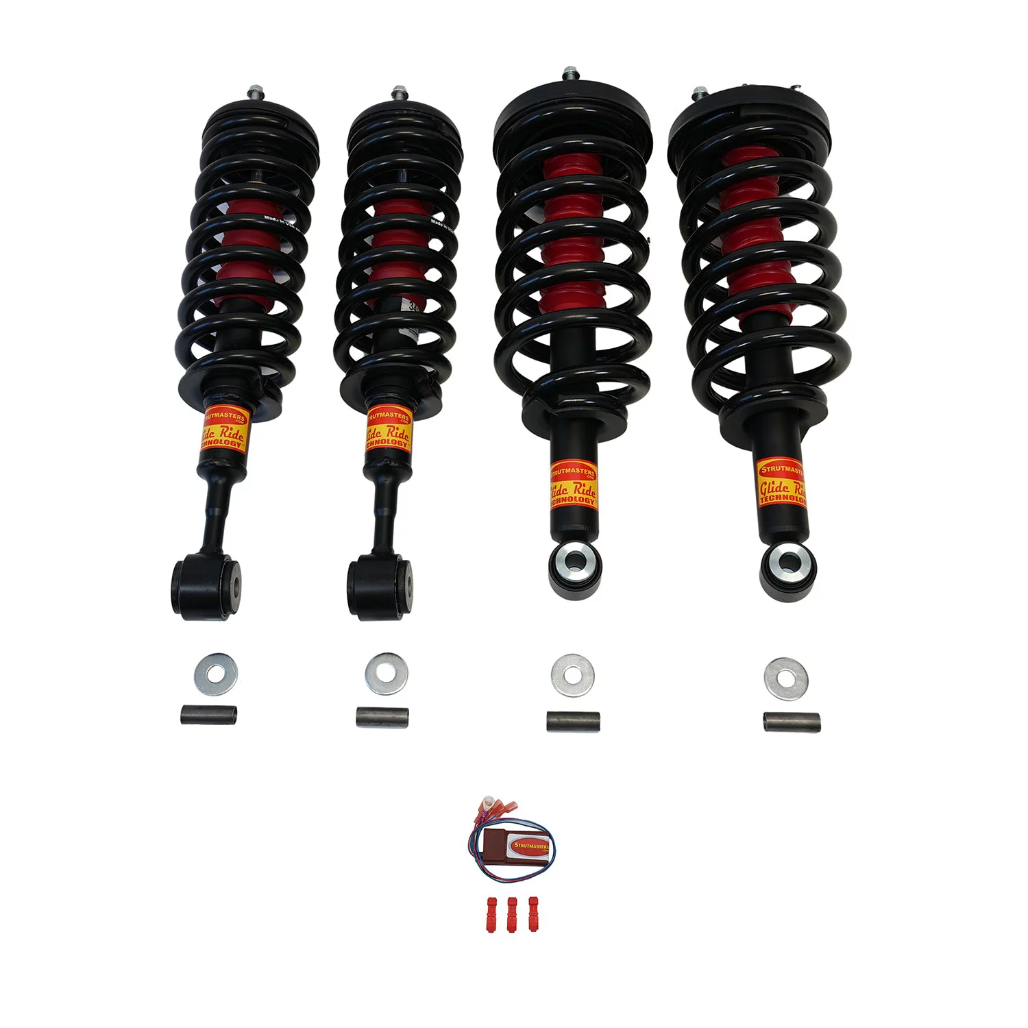2010-2013 Land Rover Range Rover Sport (L320) with VDS 4 Wheel Air Suspension Conversion Kit and Light Out Module (LB44FM)