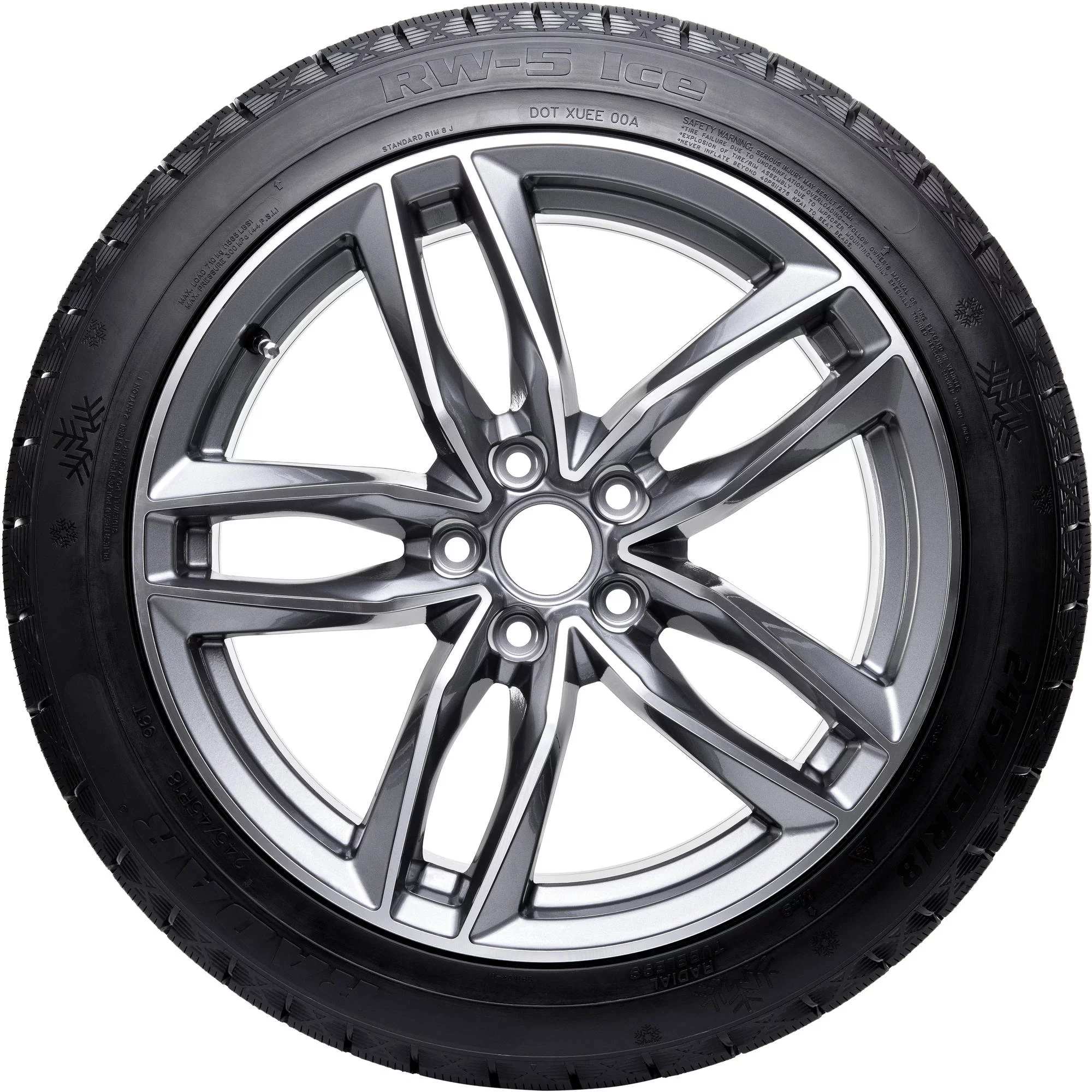 Radar RW-5 Ice Plus 195/65R15 91T BSW Tire Fits: 2009-12 Honda Civic Hybrid-L, 2010-11 Toyota Prius Base