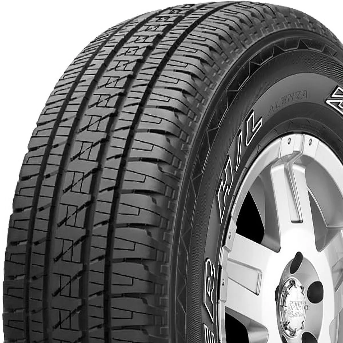 1 Bridgestone Dueler H/L Alenza Plus 265/70R16 112T OWL Tire 80000 Mile Warranty BR000436 / 265/70/16 / 2657016