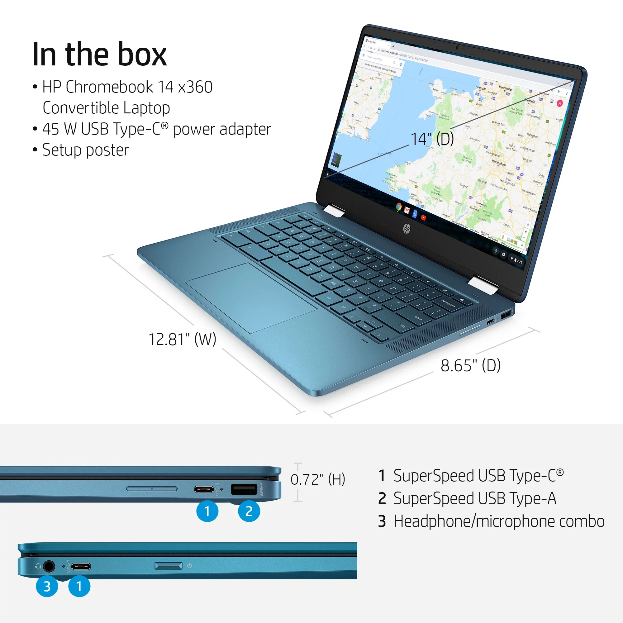 HP Chromebook X360 14