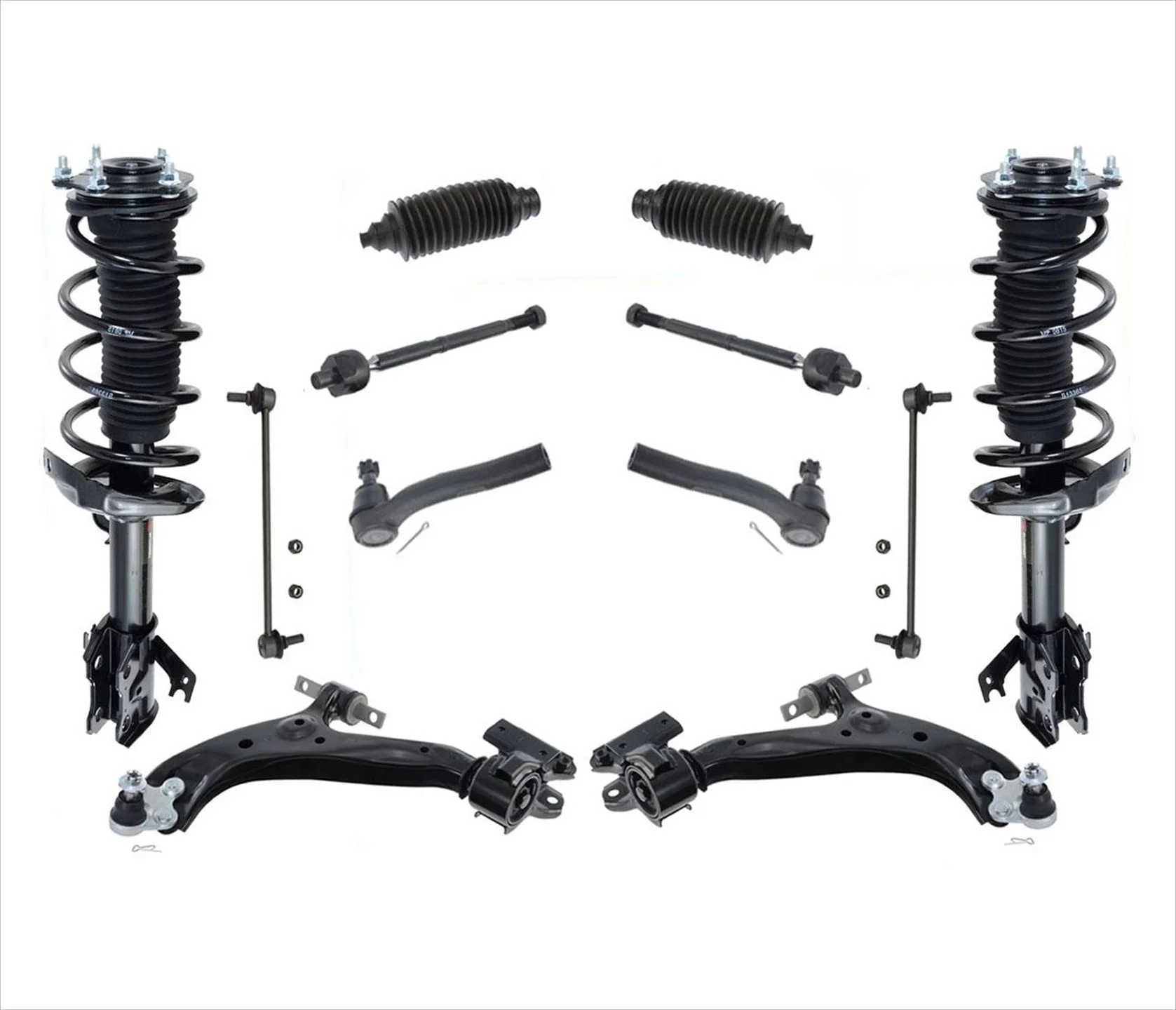 Front Complete Struts Lower Control Arms Links 12 Pcs Kit for Honda CR-V 12-14
