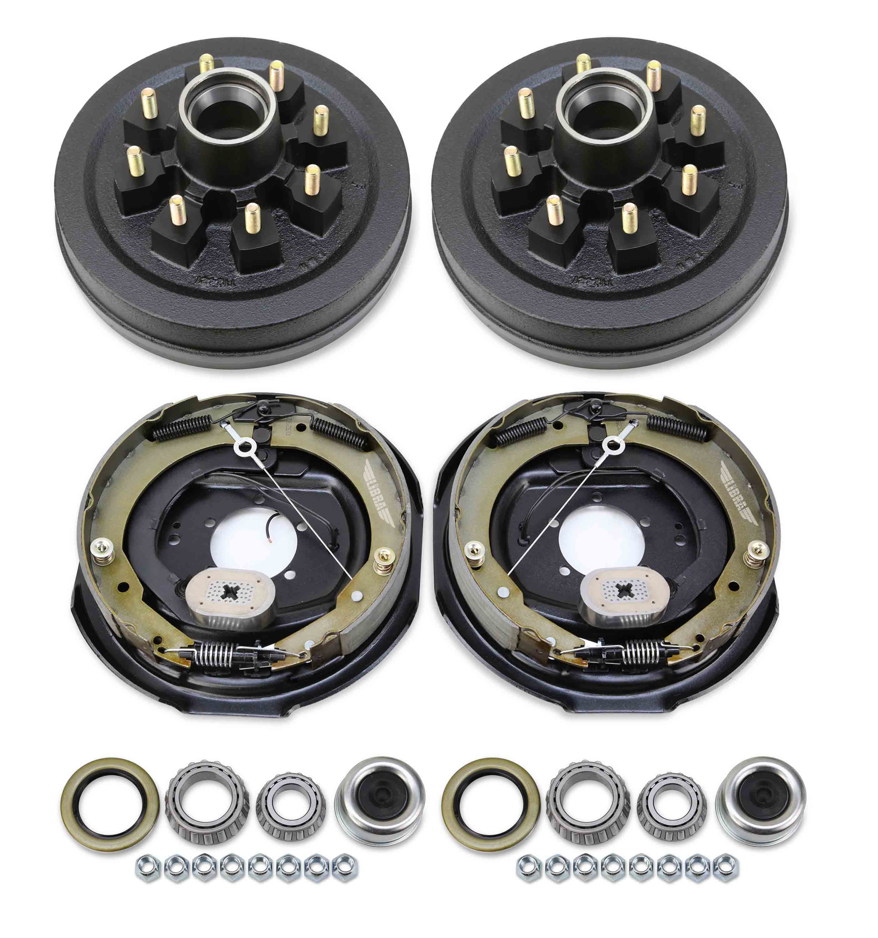 LIBRA Trailer Hub Drum Kits 8 on 6.5