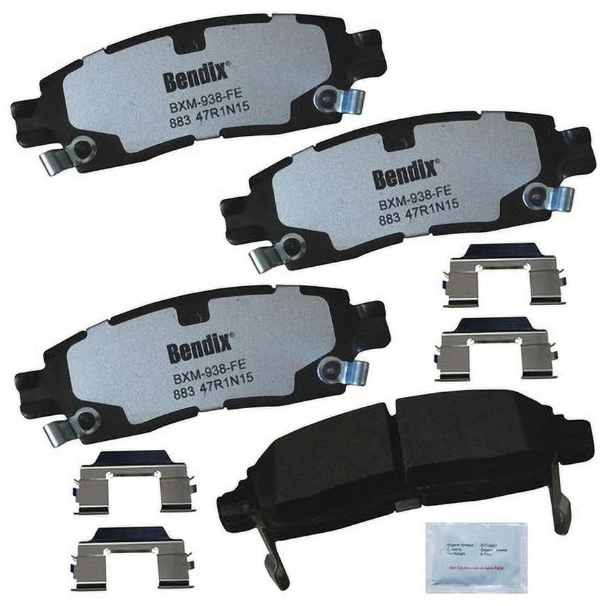 Bendix Brakes Disc Brake Pad Set Fits select: 2009-2017 CHEVROLET TRAVERSE, 2007-2016 GMC ACADIA