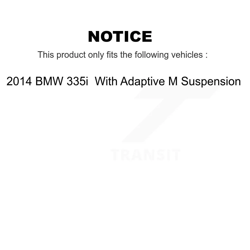 Front Rear Suspension Sway Stabilizer Bar Link Kit For 2014 BMW 335i With Adaptive M KTR-104251