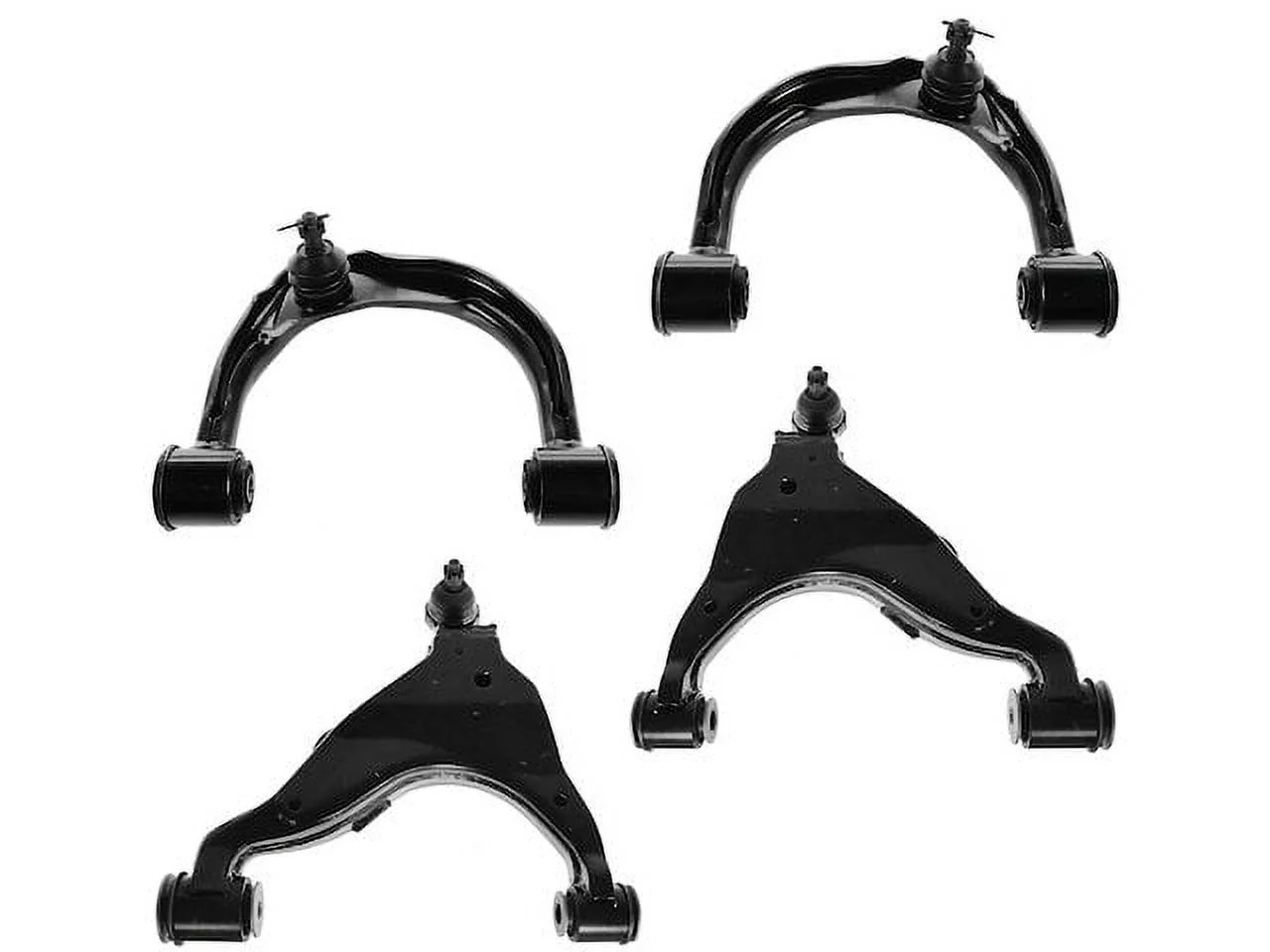 Control Arm and Ball Joint Assembly Set 4 Piece - Compatible with 2007 - 2009 Toyota FJ Cruiser 2008
