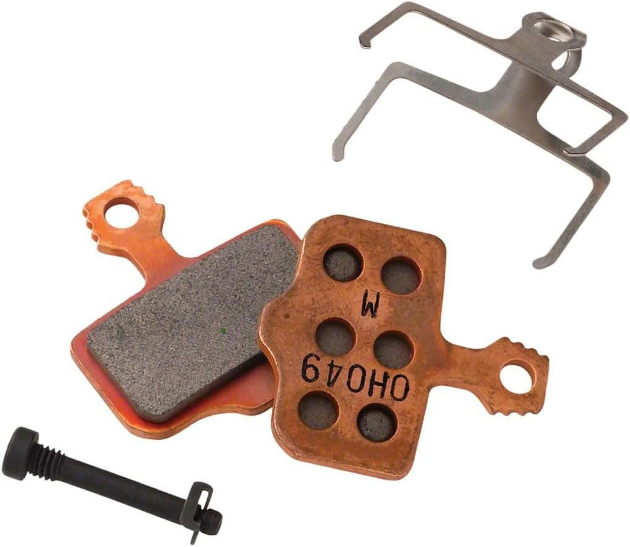 Disc Brake Pads - Sintered Compound, Steel Backed, Powerful, For Level, , And 2-Piece Road