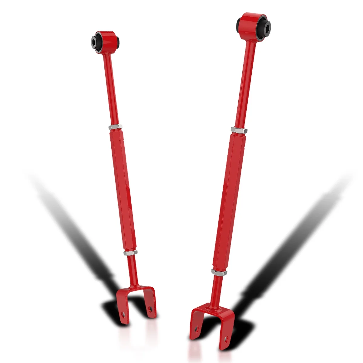 Spec-D Tuning Rear Adjustable Control Arms Red Compatible with BMW 3-Series E36 E46 318I 325I M3 1992-2004