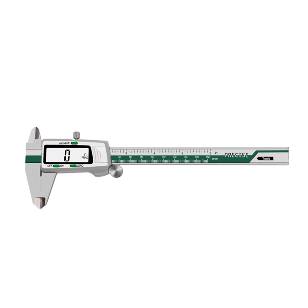 Aibecy Stainless Steel Slide Caliper Vernier Ruler with Measuring of 0-150mm