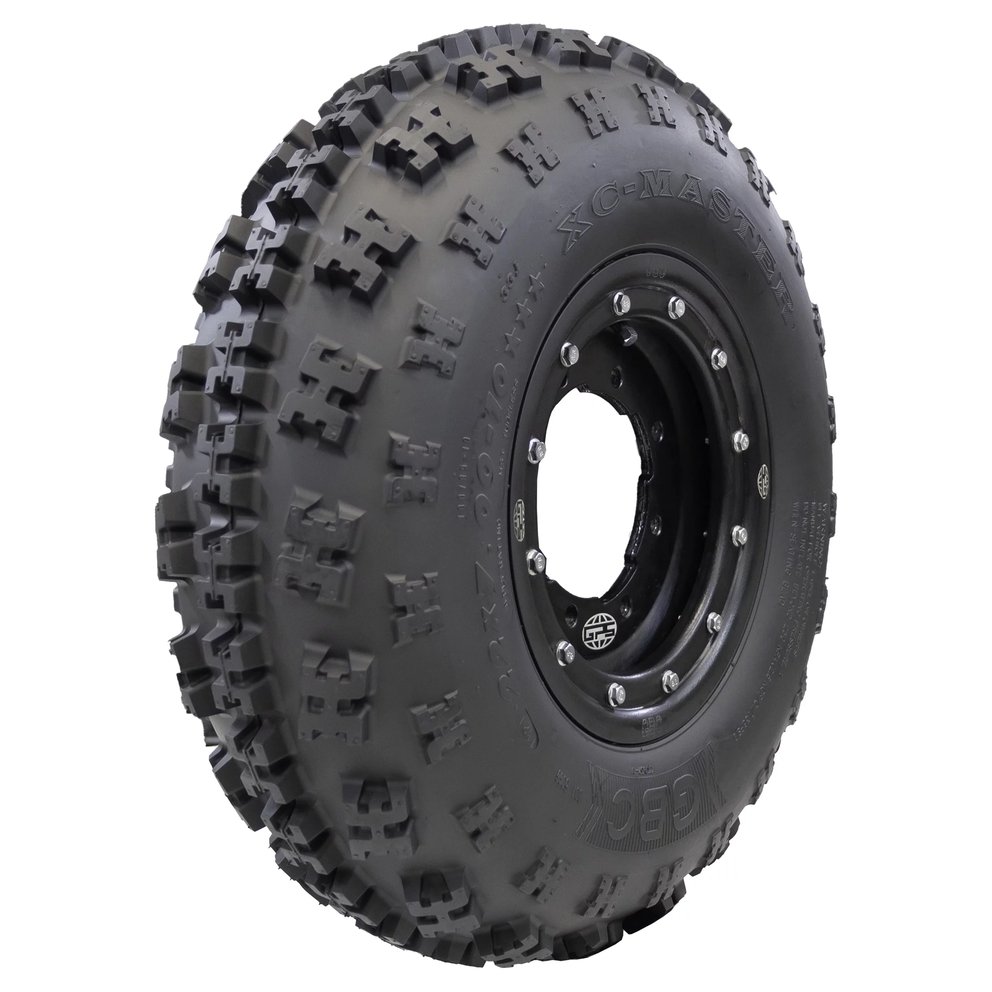 GBC XC-Master 22x7-10 6-PLY Rated front ATV Tire, Cross-Country All-Terrain Tire