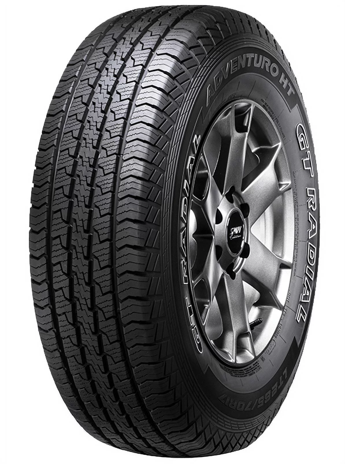 GT Radial Adventuro HT 245/65-17 105 T Tire Fits: 2004 Jeep Grand Cherokee Overland, 2019 Jeep Cherokee Trailhawk Elite