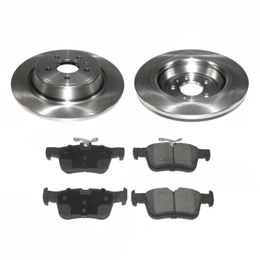 For 2017-2019 Ford Escape Brake Pad and Rotor Kit Rear Brake Rotor 39291DR