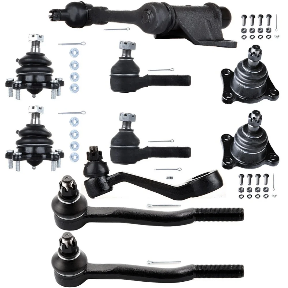Teledu 10x For 4Runner Pickup T100 Front Pitman Idler Arm Ball Joints Tie Rods