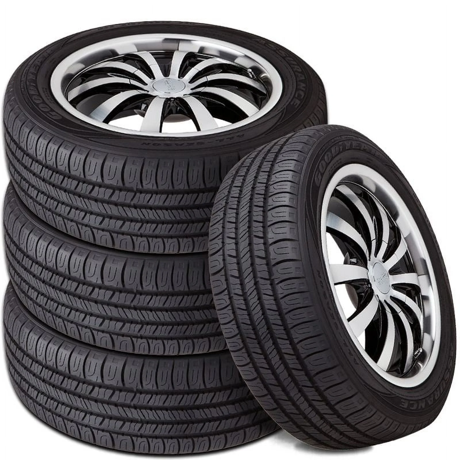 4 Goodyear Assurance All-Season 235/60R18 103H 600AB Tires 65000 Mile Warranty 407815374 / 235/60/18 / 2356018