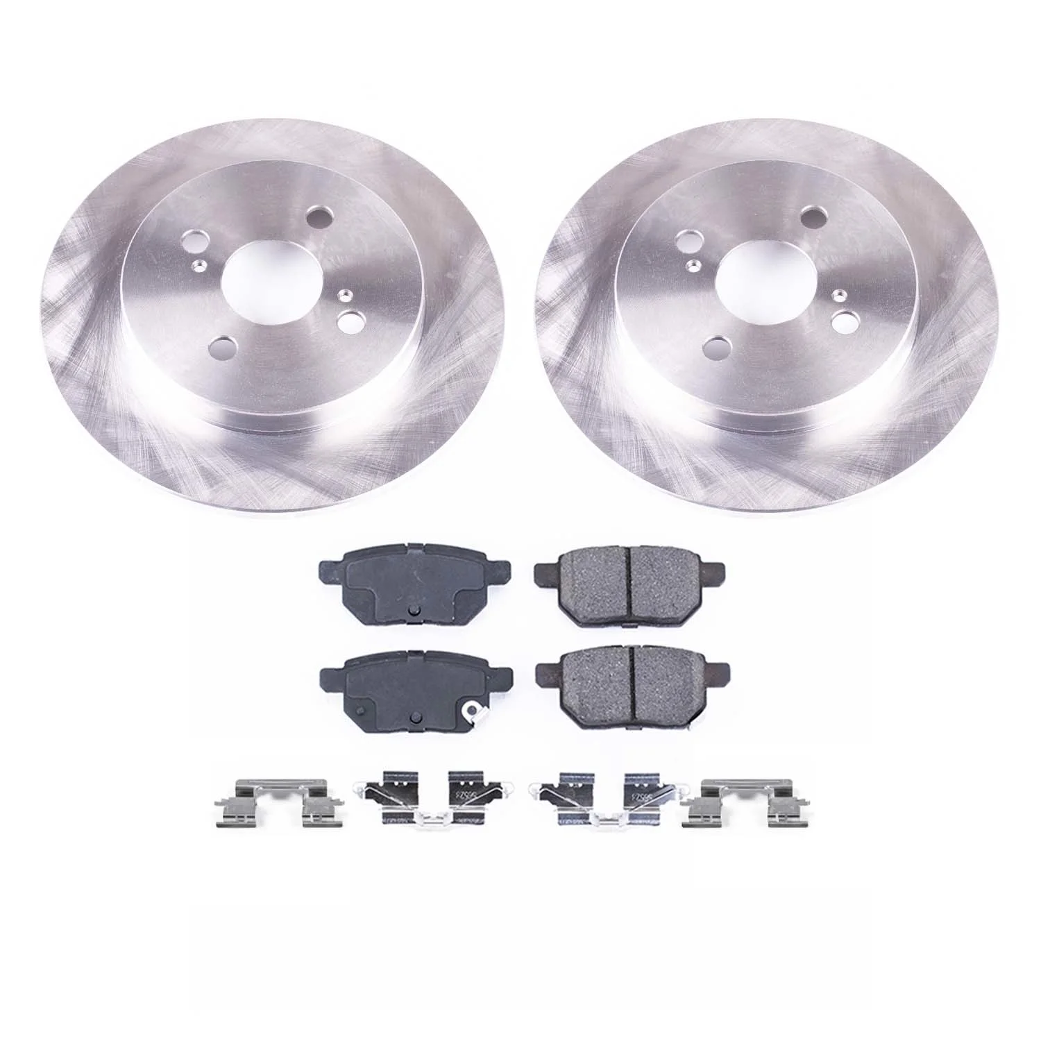 Ultimate Brakes Rear Ceramic Brake Pad and Rotor Kit with Hardware WM80290