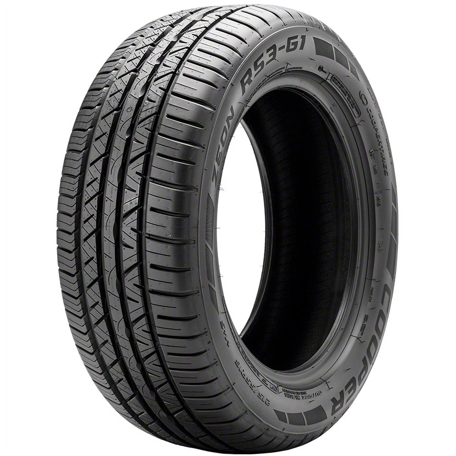 Cooper Zeon RS3-G1 265/35R20 99 W Tire Fits: 2015-20 Ford Mustang EcoBoost Premium, 2016-17 Porsche 911 GT3 RS