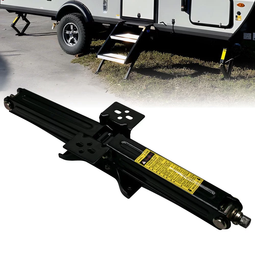 Cobra-Tek J-2500 Heavy-Duty Scissor Jack: Rv, Camper and Vehicle Lifting Solution with 2500lbs Capacity
