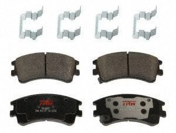 TRW TPC0957 Premium Ceramic Front Disc Brake Pad Set Fits select: 2003-2005 MAZDA 6