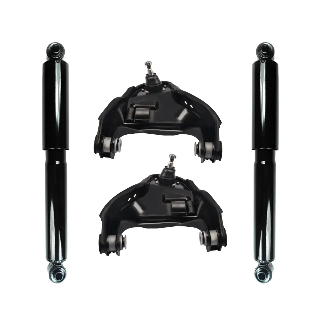Set of 4 Front Upper Control Arm Ball Joint-Shock Absorber For 1991-2004 GMC Sonoma
