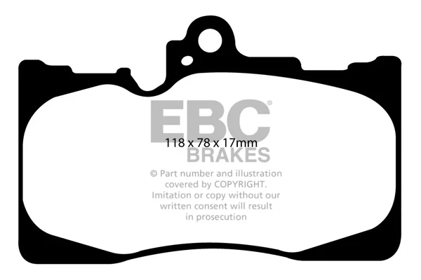 EBC Brakes Pad and Rotor Kit (DP31589C & USR7635) Fits select: 2013-2020 LEXUS GS, 2011-2022 LEXUS IS