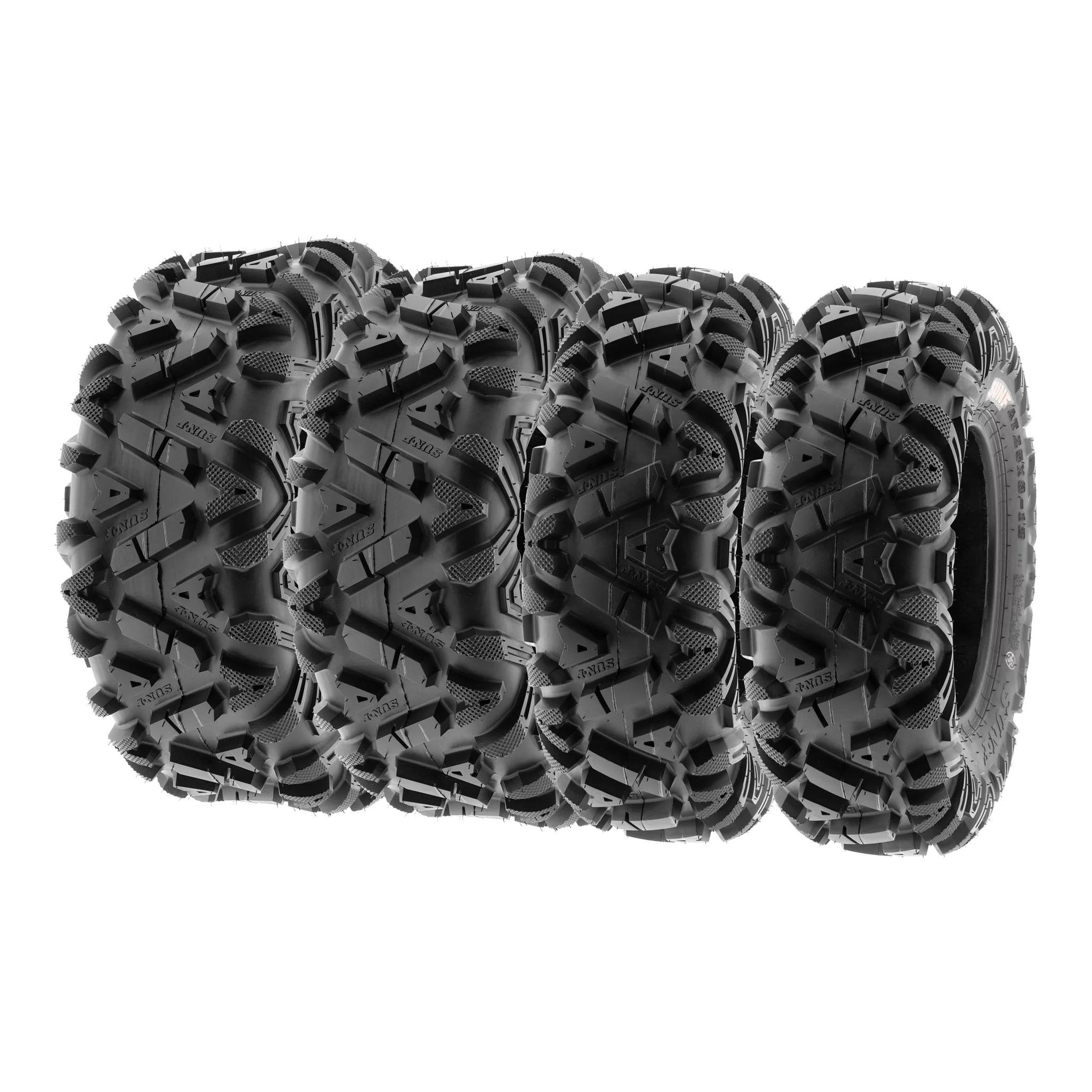 SunF All Terrain ATV UTV Tires 27x9-12 & 27x11-12 6 PR A033 (Complete Full Set of 4)