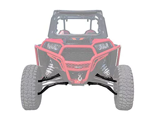 SuperATV High Clearance Upper & Lower A Arms for Polaris RZR XP 1000 /XP 4 1000 (2014+) | Black|AA-P-RZRXPT-HC-SBJ-02#OK