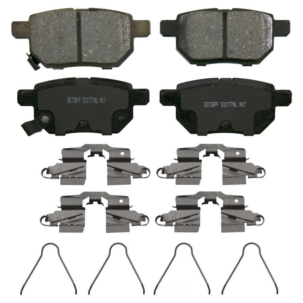 Wagner QuickStop ZD1423 Ceramic Disc Brake Pad Set Fits select: 2017-2019 TOYOTA COROLLA, 2010-2022 TOYOTA PRIUS