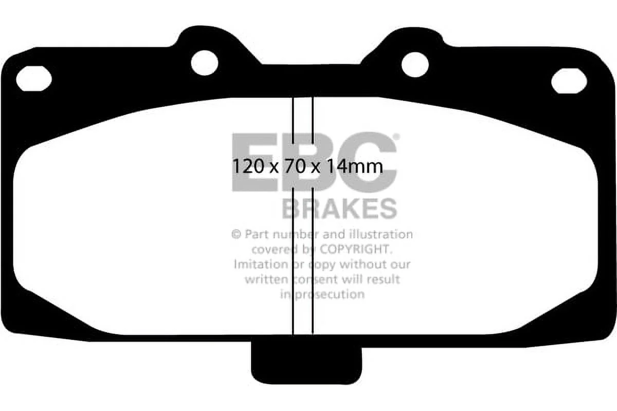 EBC Brakes Pad and Rotor Kit (DP31200C & USR972) Fits select: 2001-2007 SUBARU IMPREZA