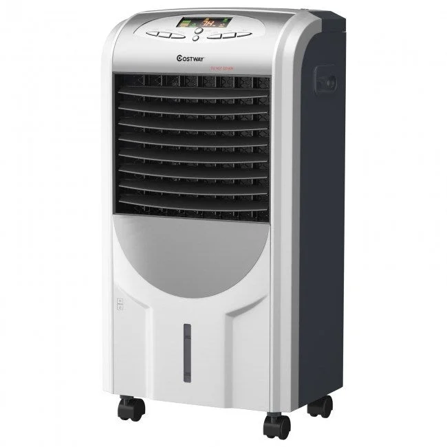 Indoor Portable Evaporative Air Cooler Fan with Heater and Humidifier Function