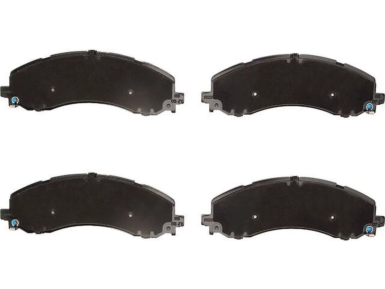 Front Semi Metallic Brake Pads - Set of 4 - Compatible with 2019 - 2021 Ram 3500 2020 2022