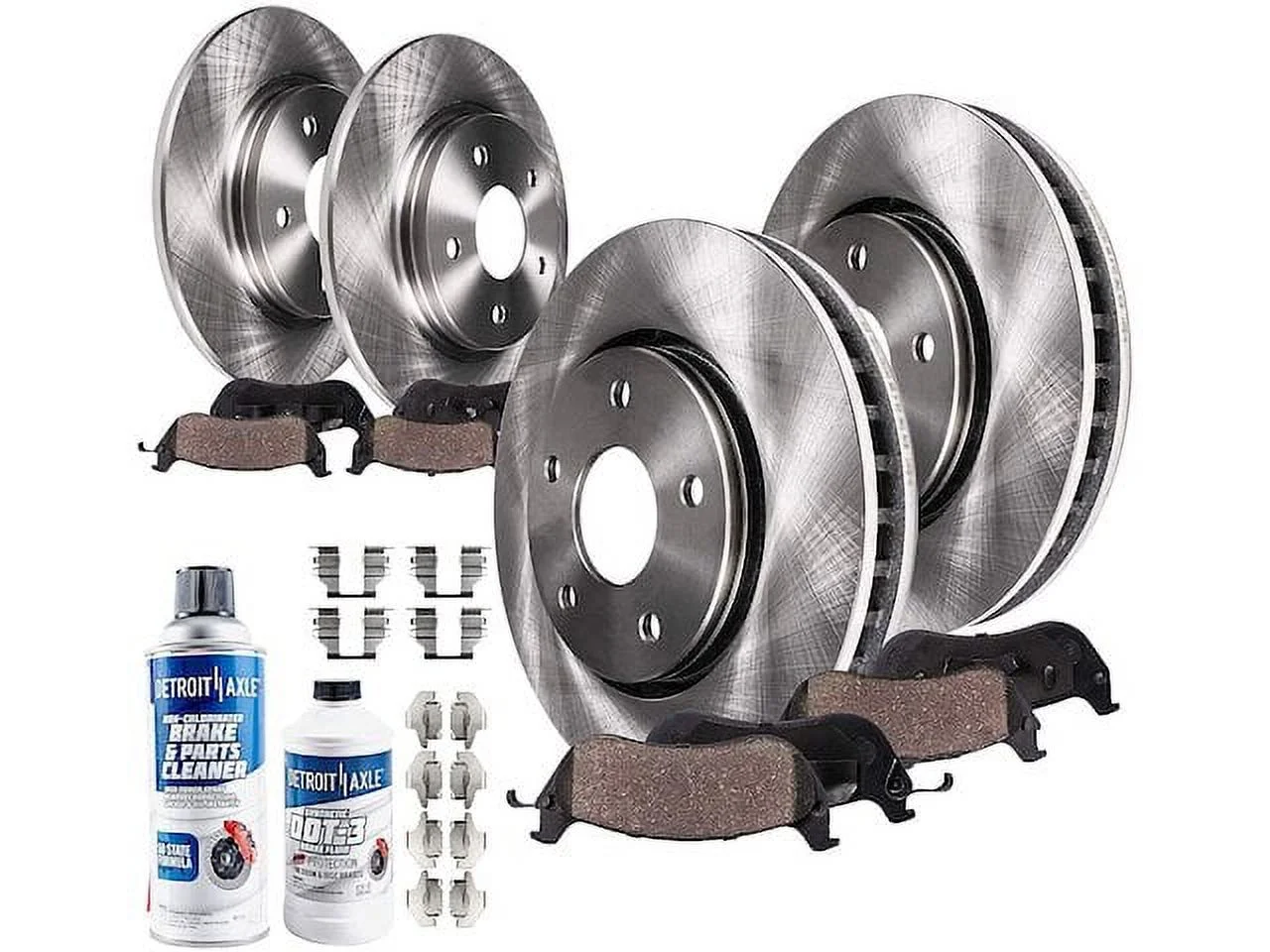 Front and Rear Brake Pad and Rotor Kit - Compatible with 2010 - 2015 RX350 2011 2012 2013 2014