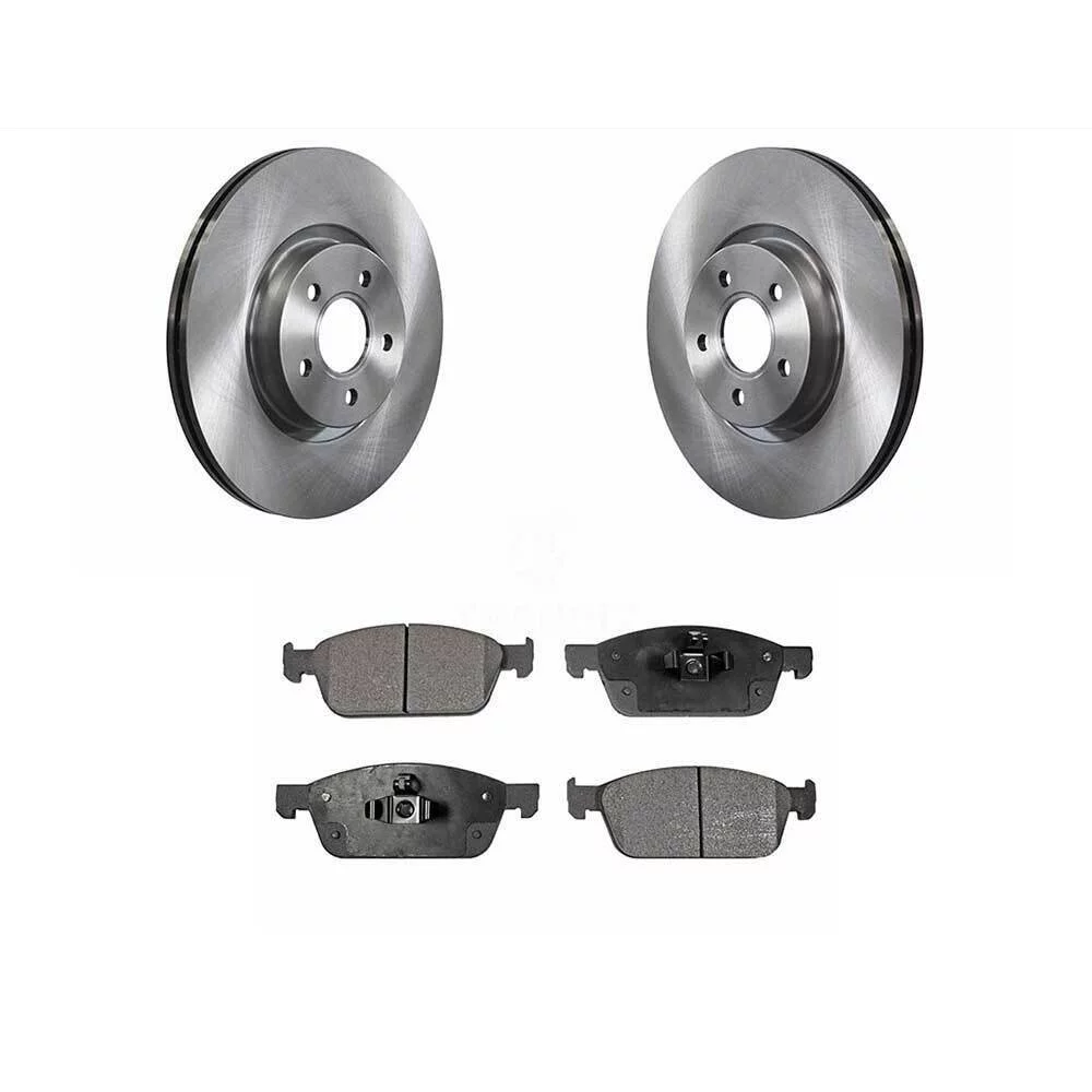 Front Brake Rotors & Semi-Metallic Pads Kit For Ford Escape Ford Transit Connect