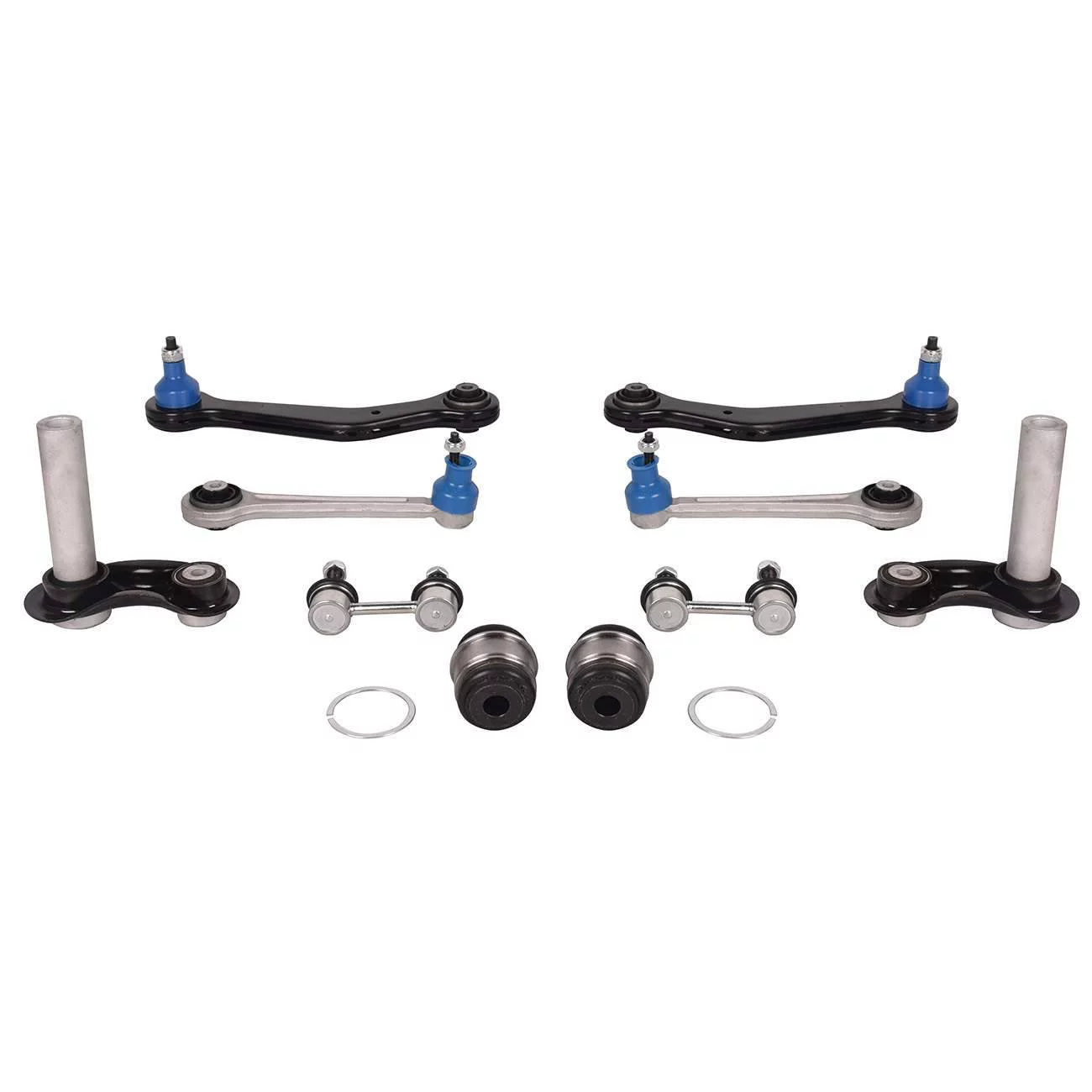 Teledu 10PC For BMW 740i 740iL 750iL E38 Rear Control Arms Link Ball Joint Kit 750I