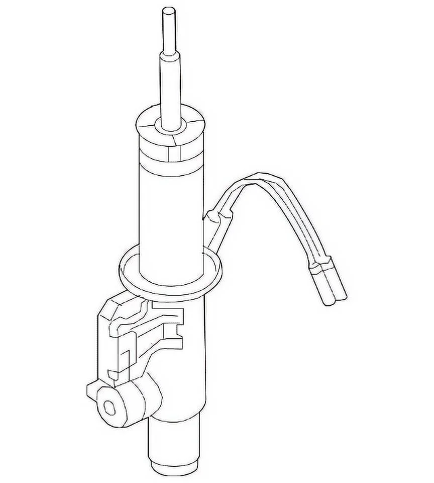 New Genuine BMW Left Front Spring Strut (2007-2010) OE 37116794533