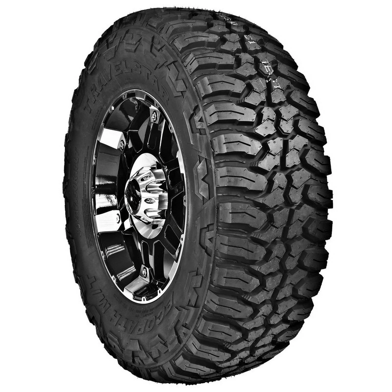 Travelstar Ecopath MT LT35X12.50R24 10 Ply 114Q Load Range E SUV Light Truck Mud Terrain Tire 35/12.50R24 MT (Tire Only)