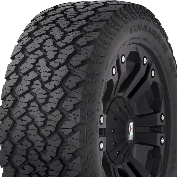General Grabber AT2 265/70R18 116 S Tire Fits: 2021-23 Ford F-150 XLT, 2017-19 Nissan Titan SV