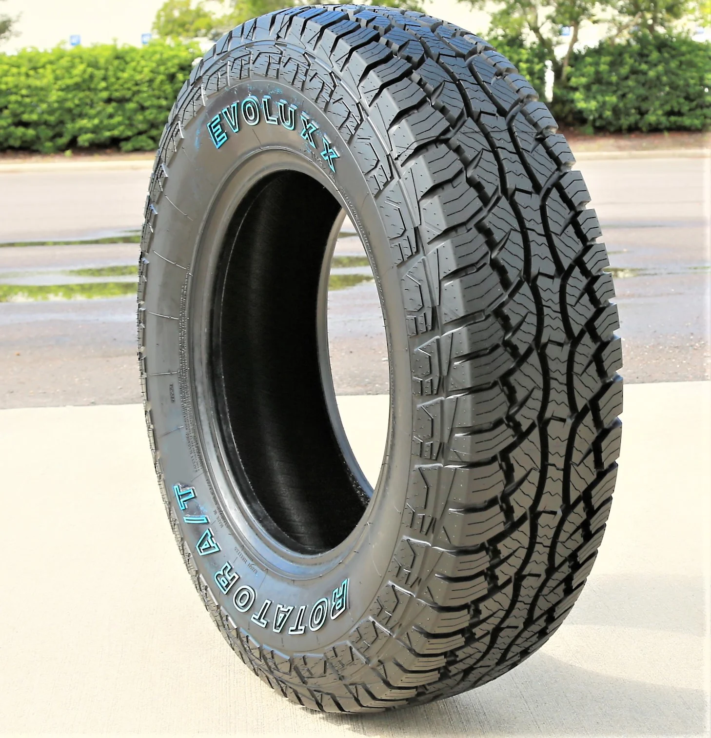 Tire Evoluxx Rotator A/T LT 275/65R18 Load E 10 Ply (OWL) AT All Terrain