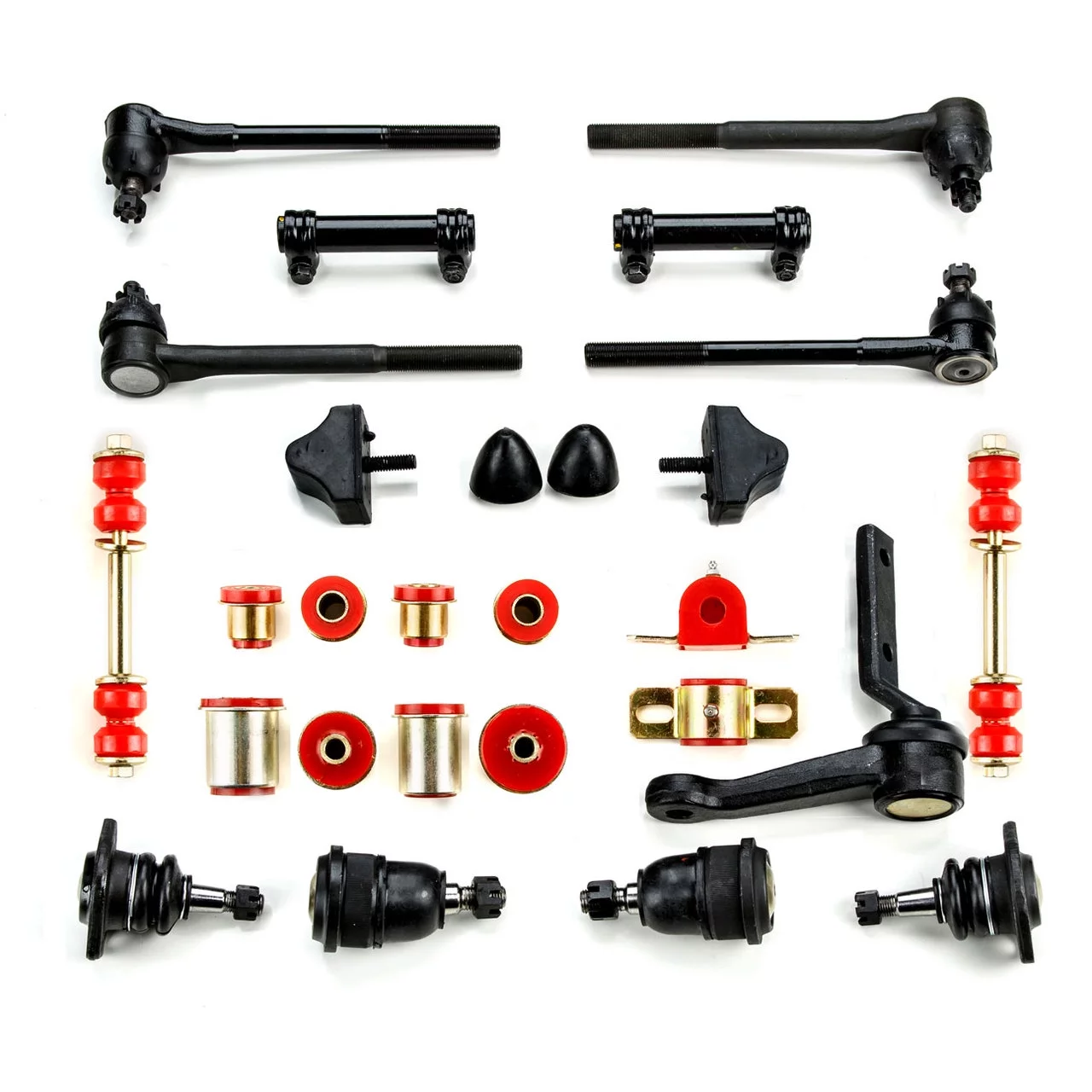 Red Poly Front End Suspension Master Rebuild Kit Fits 1965 Chevrolet Chevelle El Camino